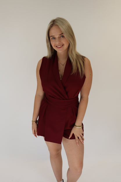 Eef Playsuit Bordeaux