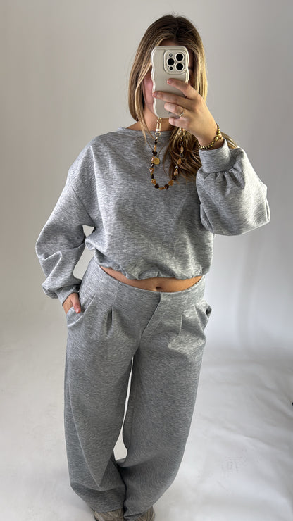 Romy Jogging Set Light Grey
