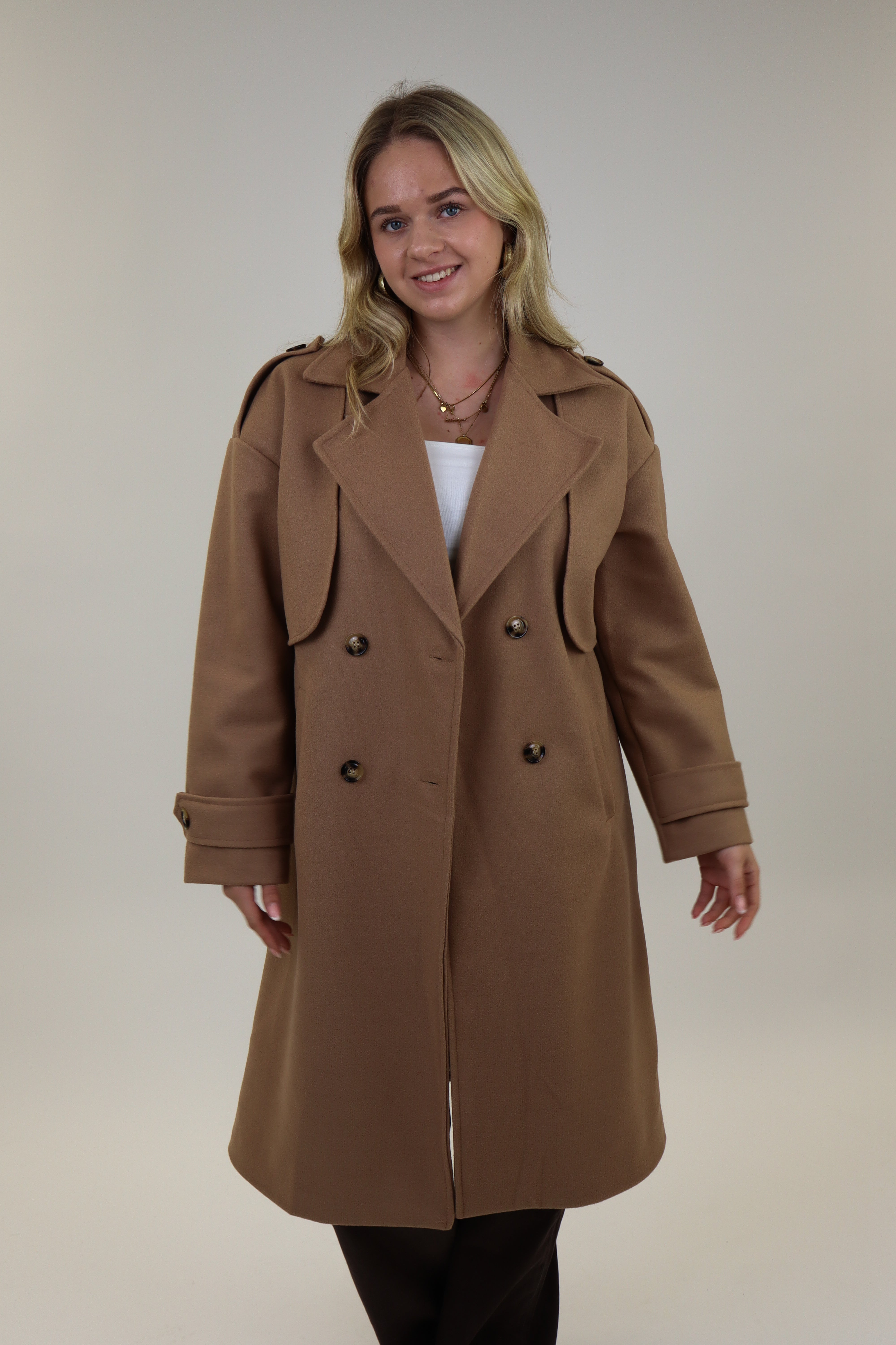 Benthe Trench Coat | Camel
