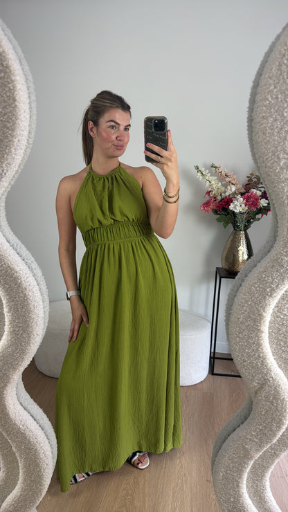 Ilse Maxi Jurk Groen