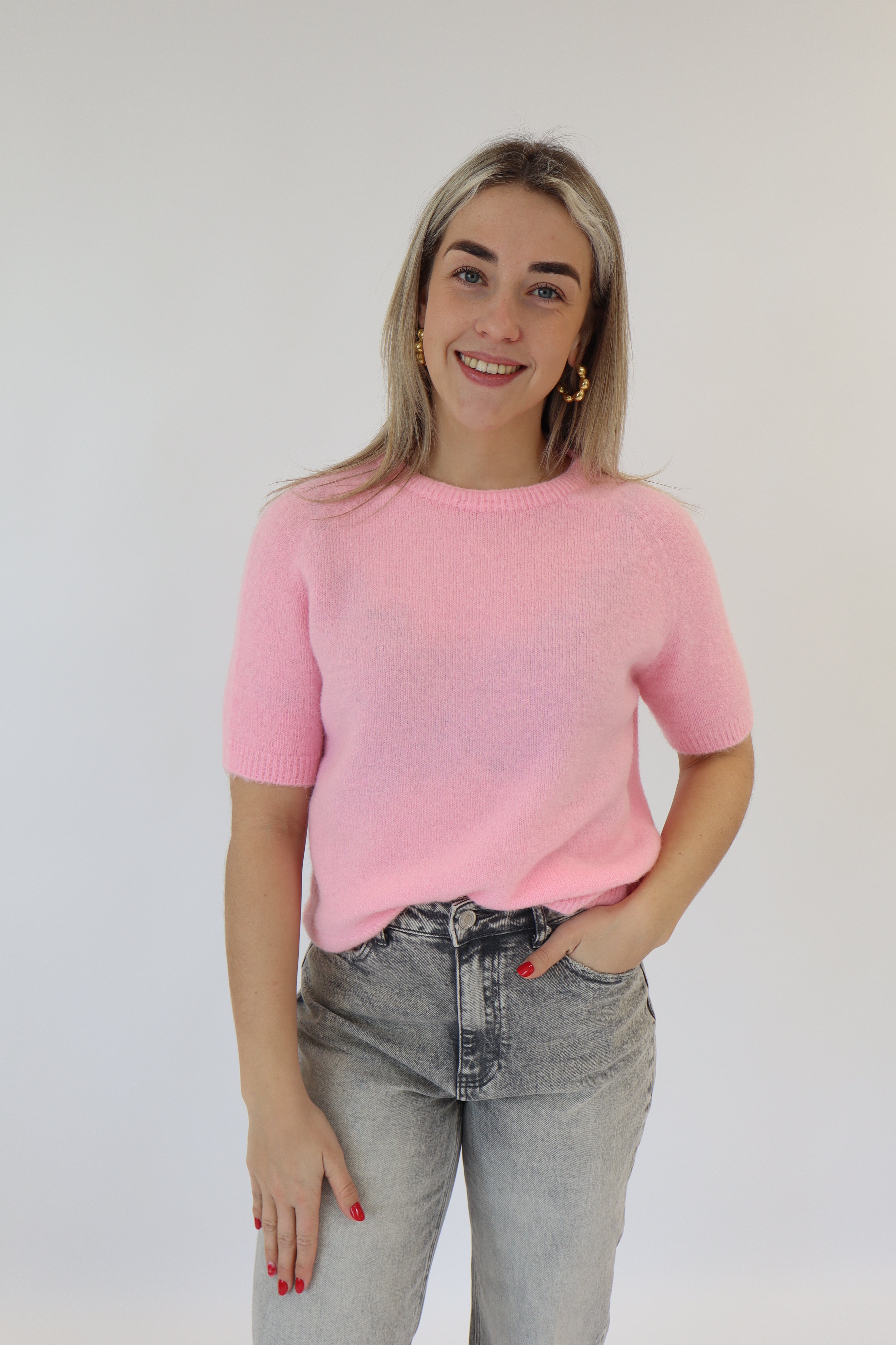 Basic Alpaca Top Pink
