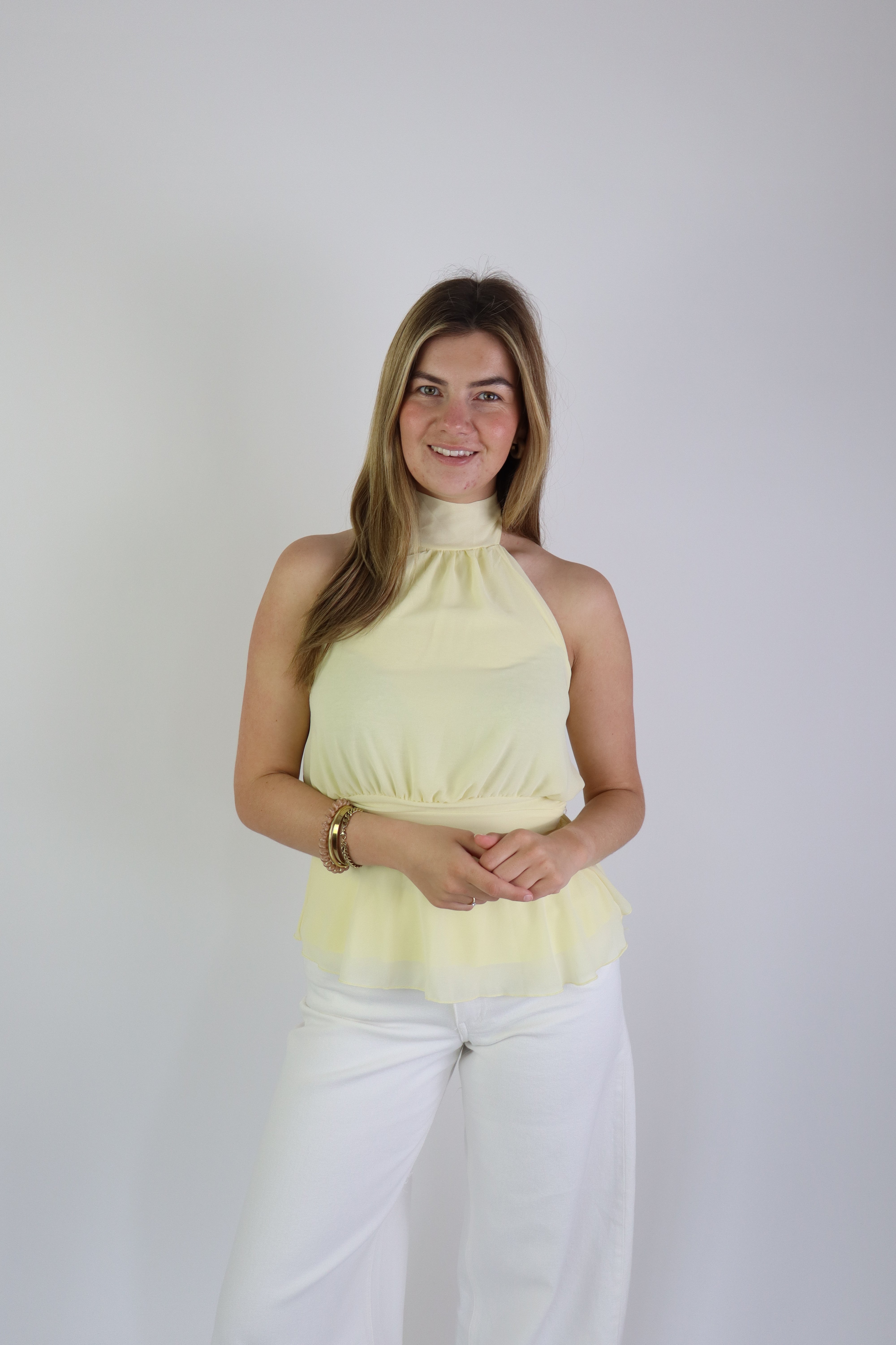 Sacha Halter Top Yellow