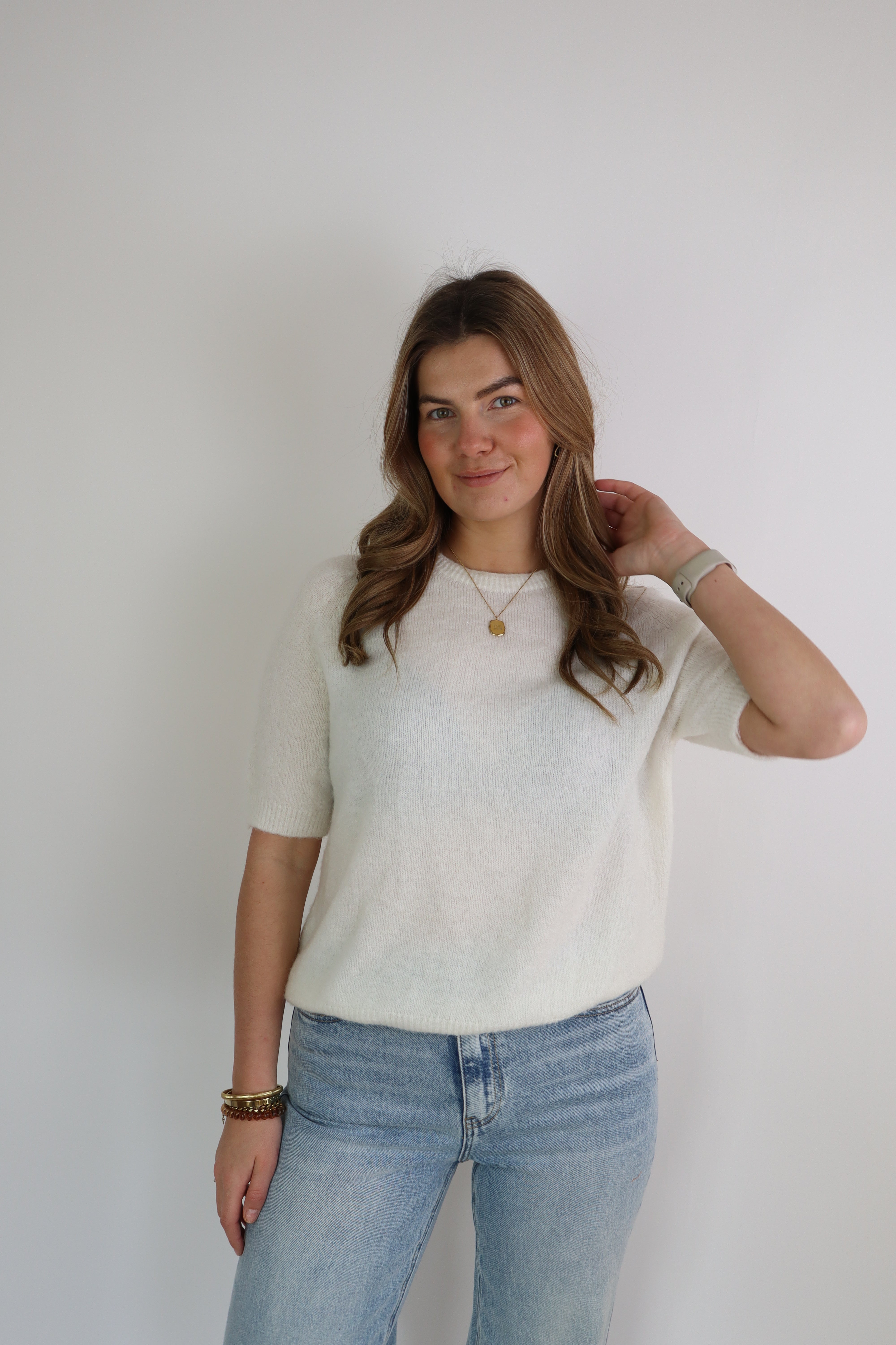 Alpaca Basic Top Off-White