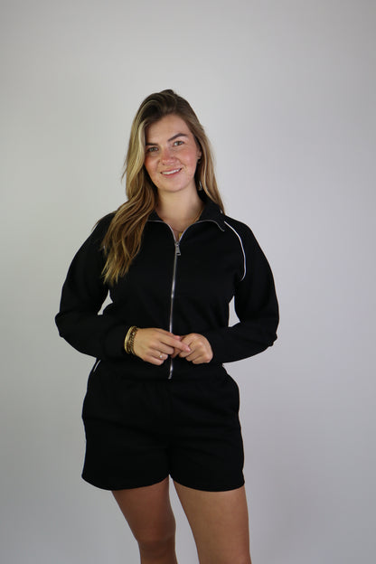 Milou Two Piece Set Black