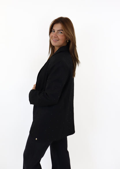 Ambika Glitter Blazer Black