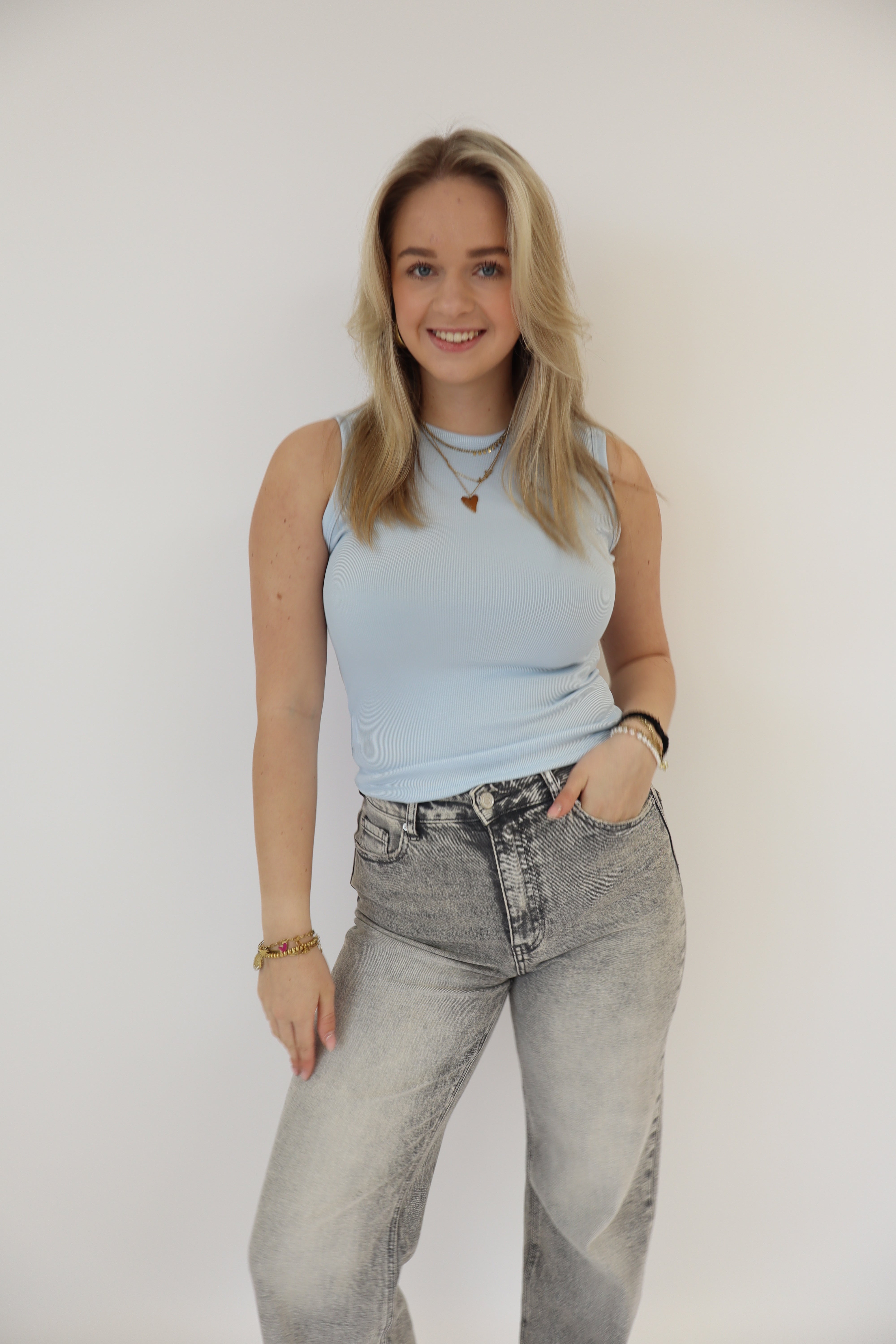 Sanne Tanktop Light Blue