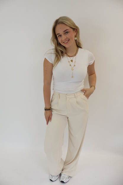 Yvette Pantalon Creme
