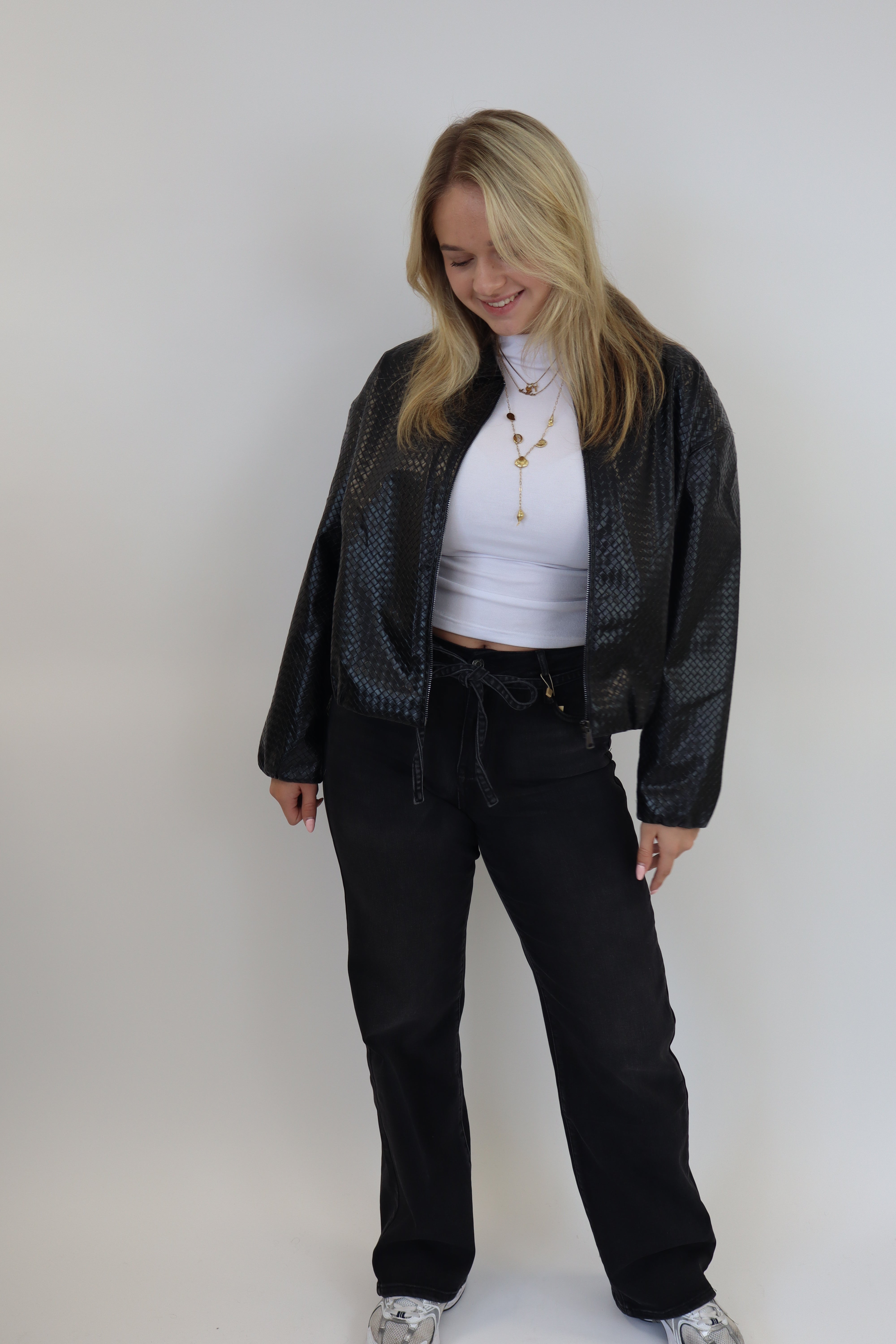 Manisha Bomber Jacket Black