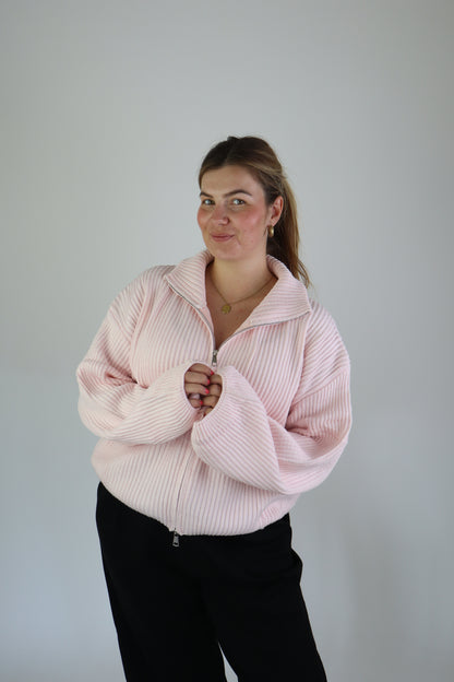 Lana Zip Vest Light Pink