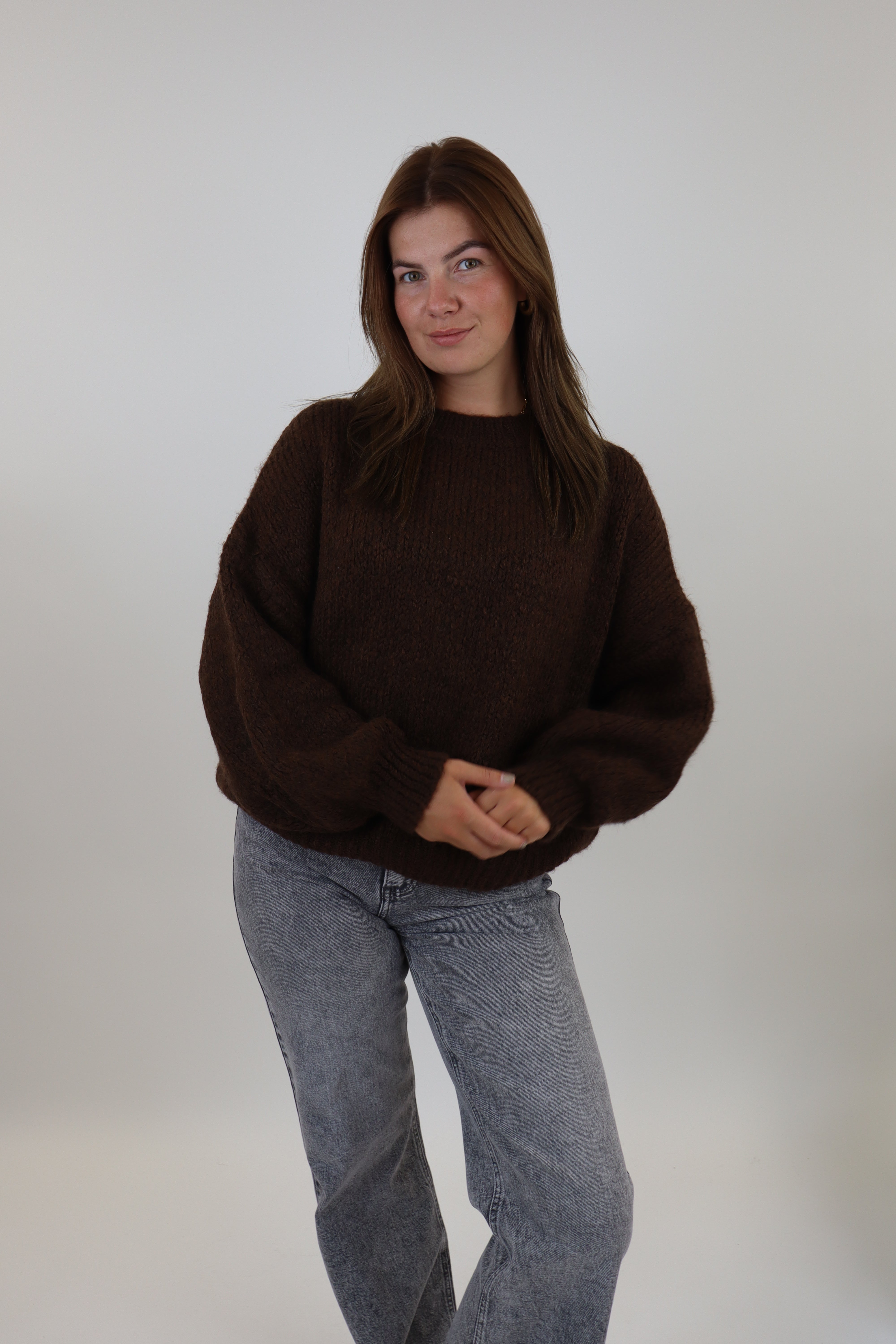 Mae Sweater Dark Brown