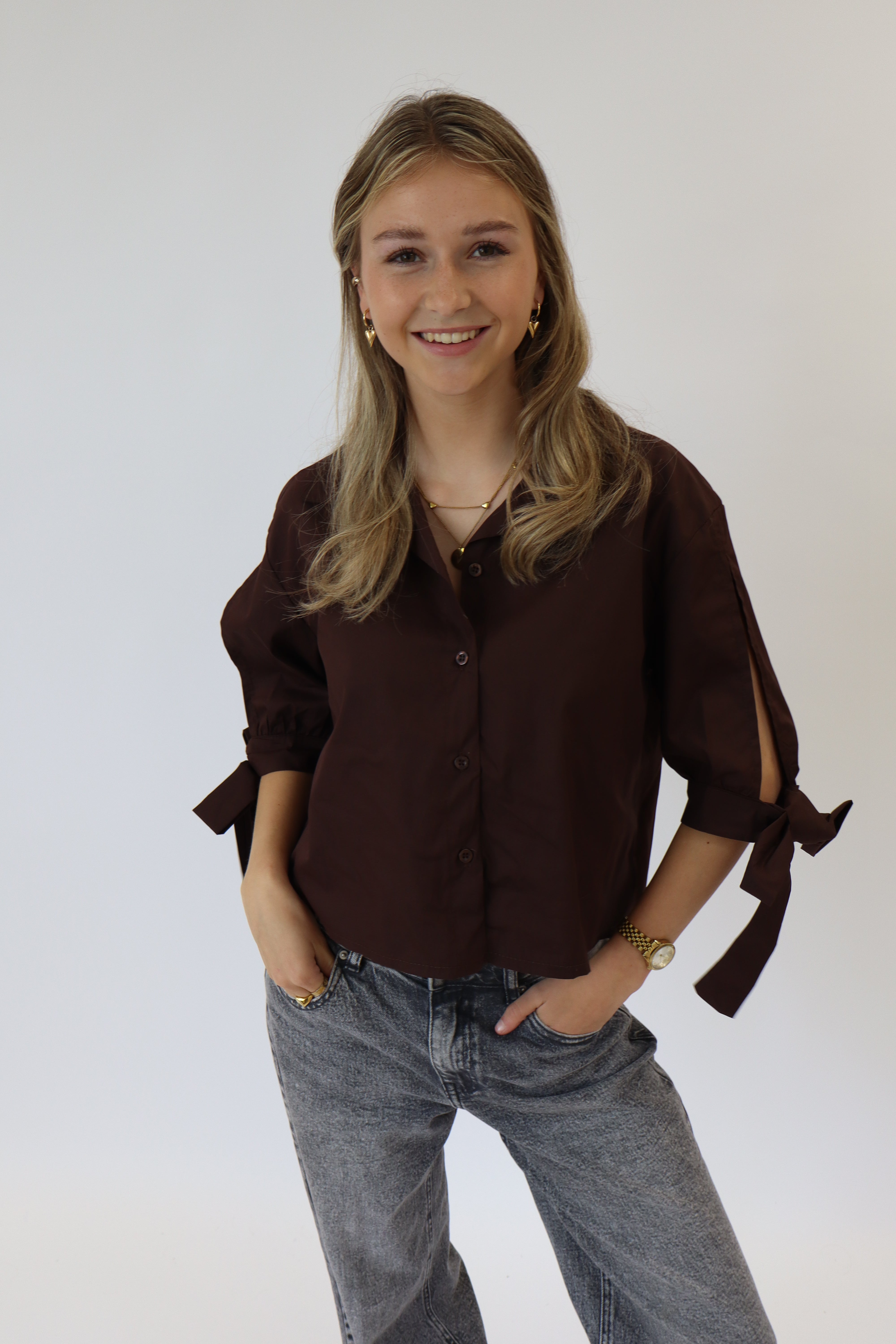 Blouse Danee Bruin