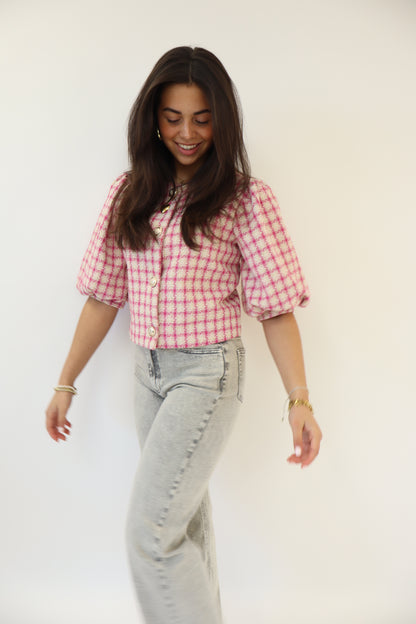 Meghan Tweed Top Pink
