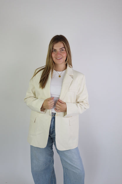 Bowie Blazer Creme