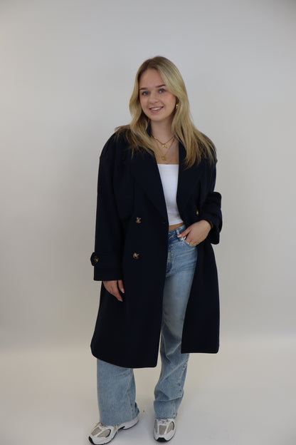 Benthe Trench Coat | Navy