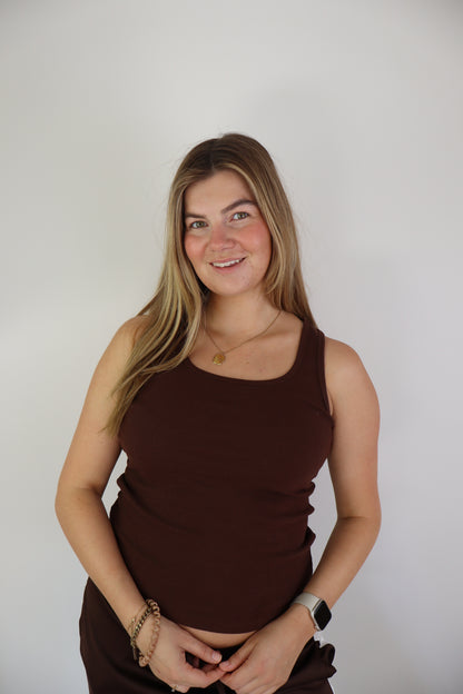 Ambika Essential Top Brown