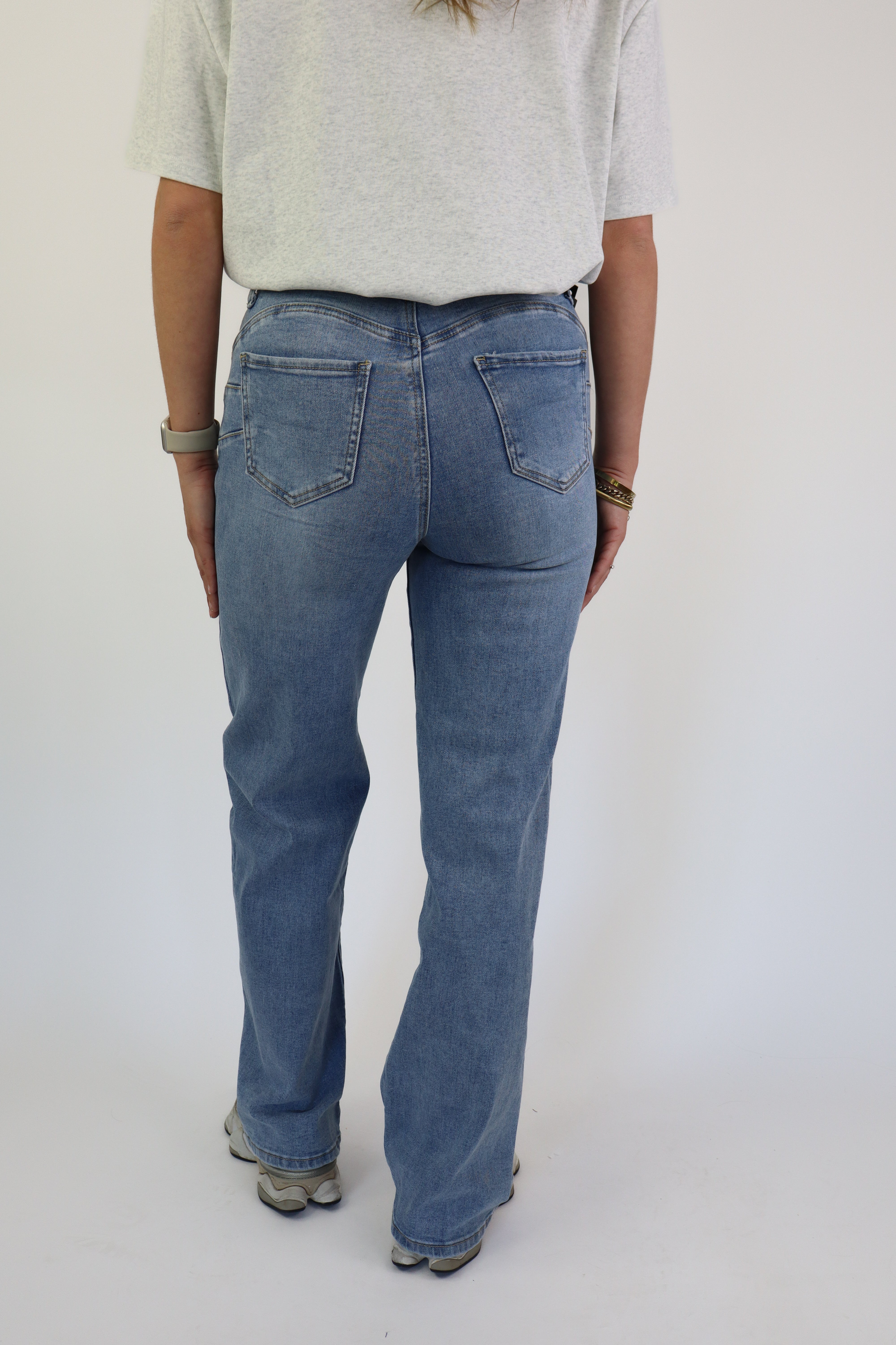 Goodies Wide Leg Jeans Denim