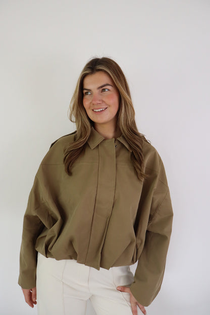 Donna Jacket Dark Khaki