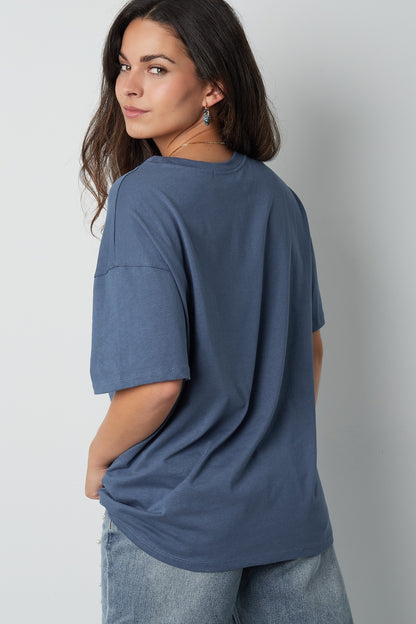 Mon Chéri Tee Blauw