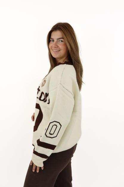 Washington Jersey Sweater White