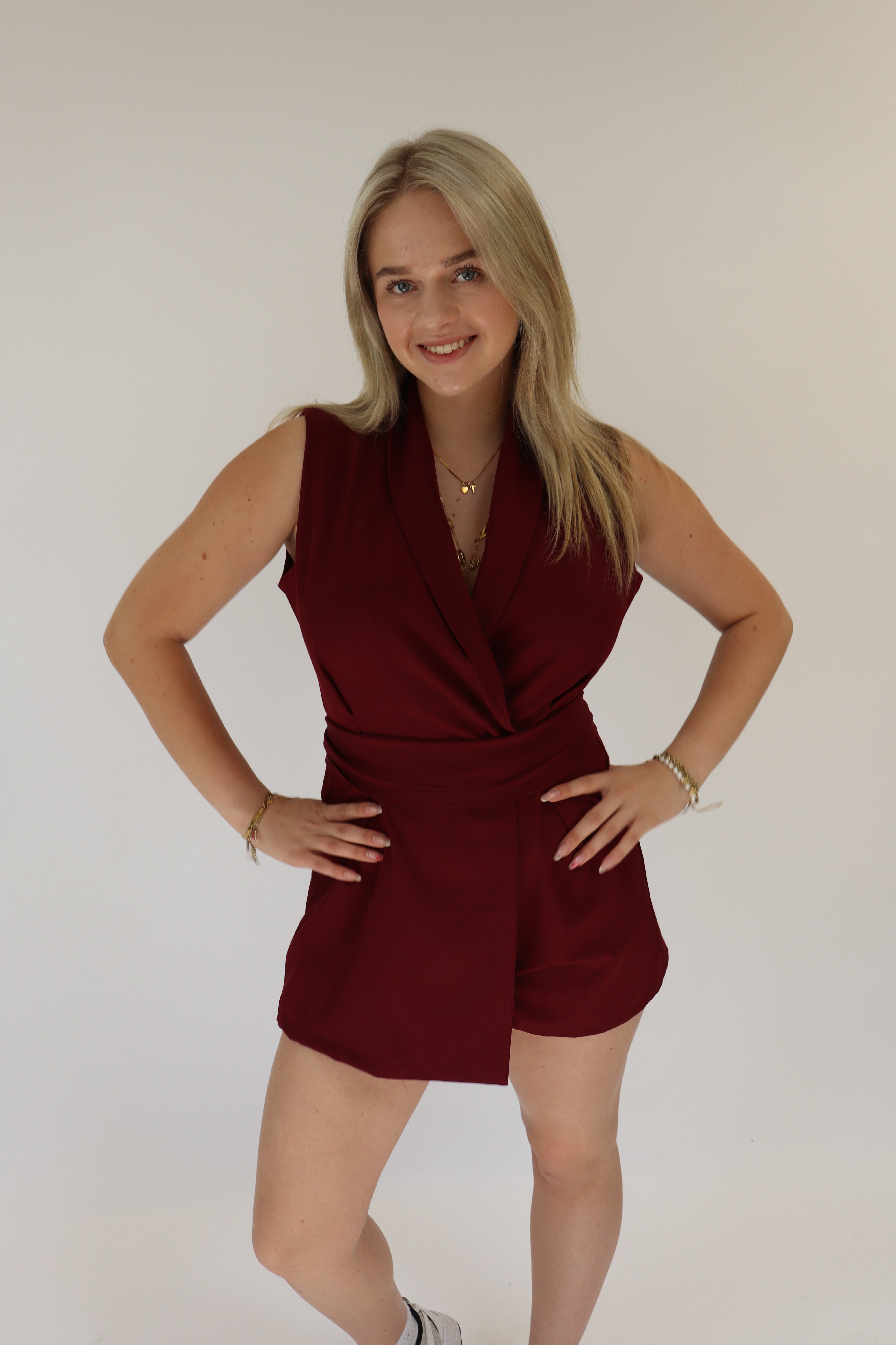 Eef Playsuit Bordeaux