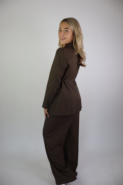 Maison Sophie Blazer Brown