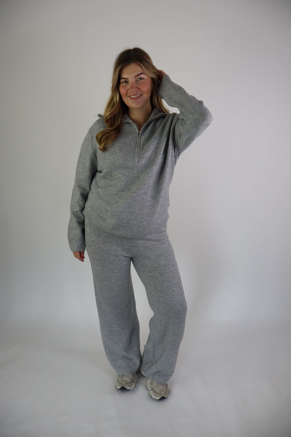 Lina Two Piece Set Grey