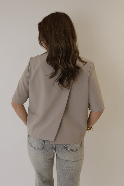 Niene Split Blazer Taupe
