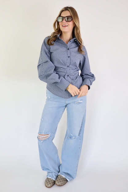 LAULIA RIPPED JEANS DAD FIT Y3370-3