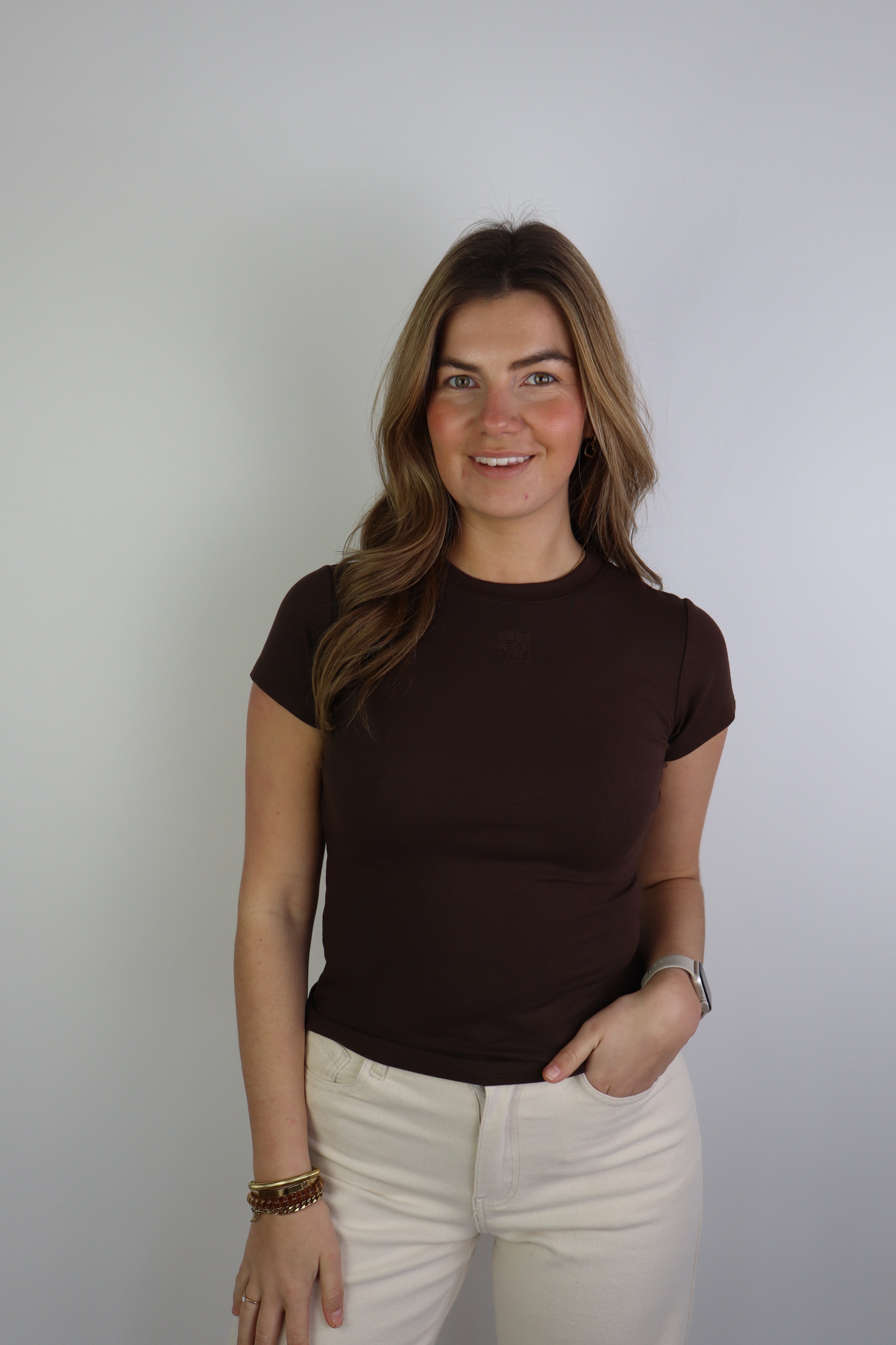 Carmen Logo Tee Brown