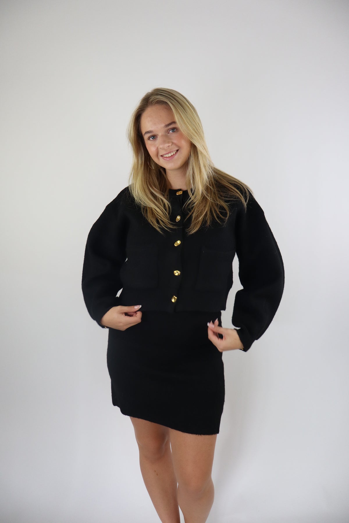 Odette Two Piece Set Black