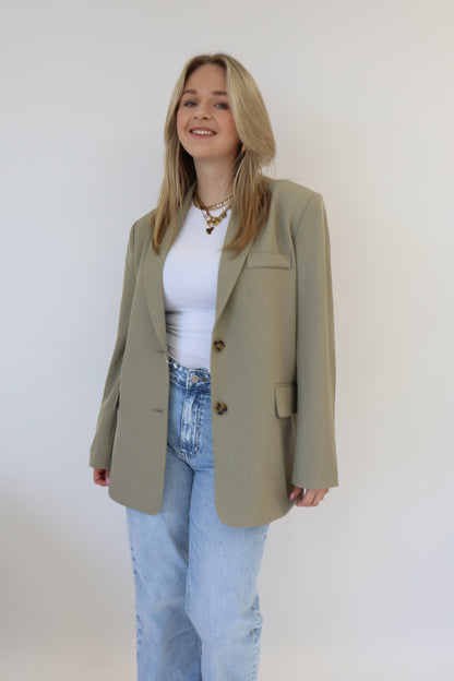 Rowena Blazer Olijf Groen | 24737