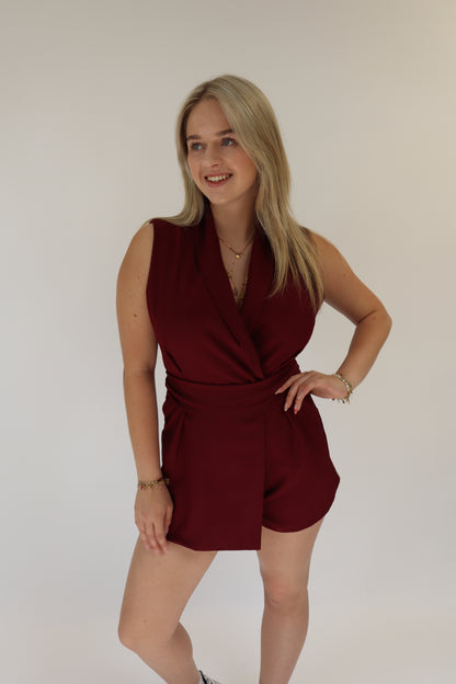 Eef Playsuit Bordeaux
