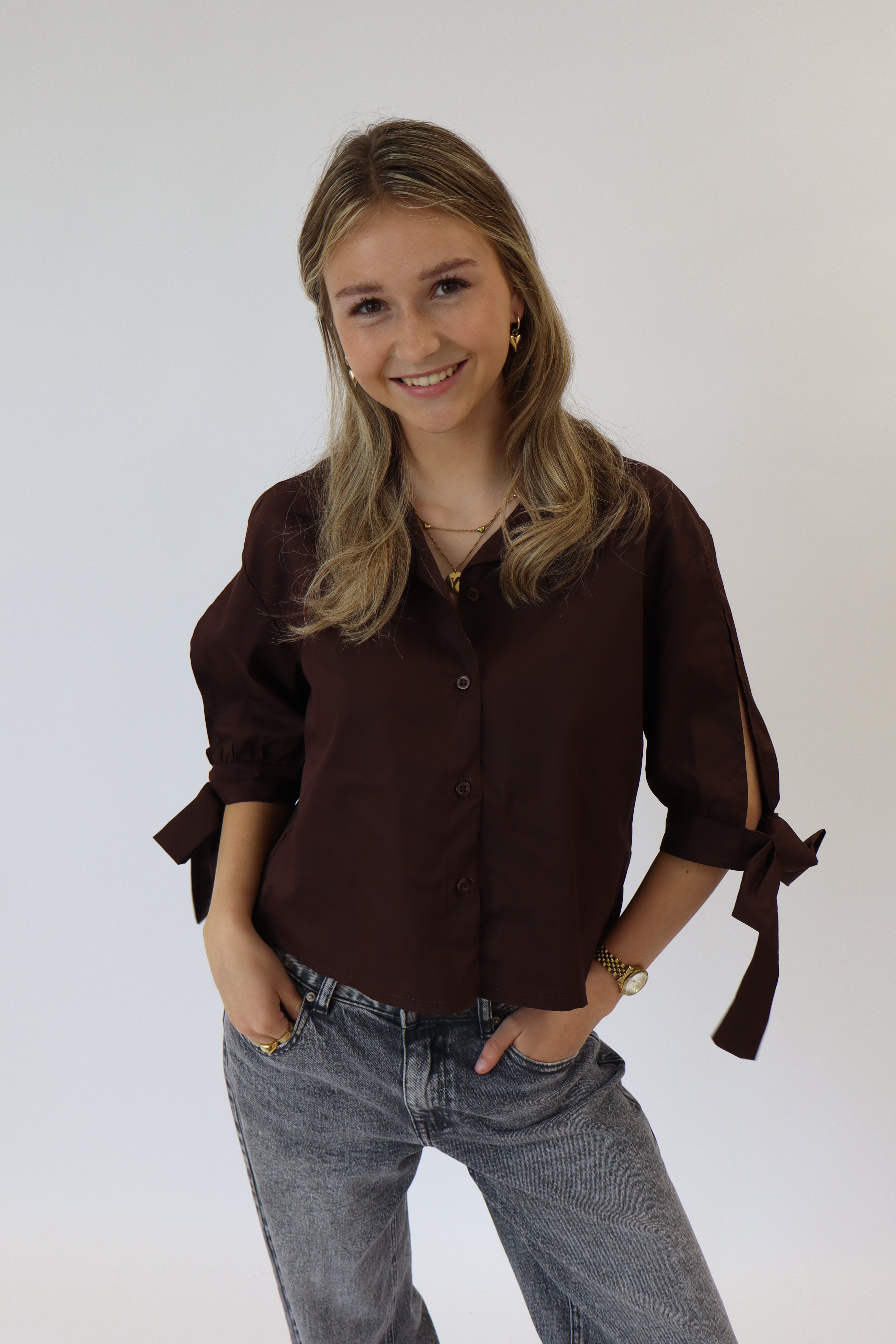 Blouse Danee Bruin