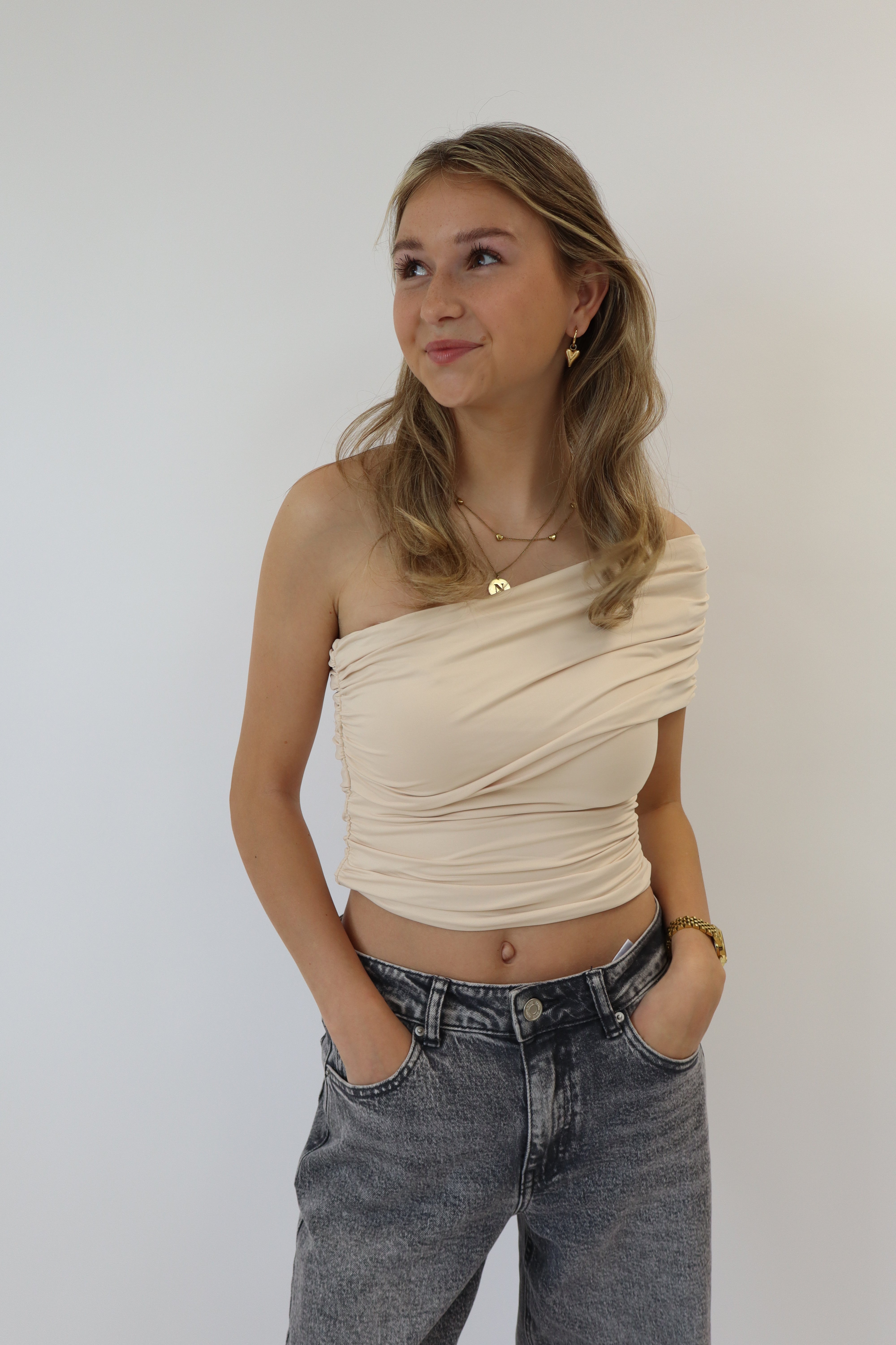 Iza Basic Top Beige