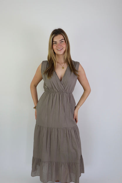 Maeve Maxi Dress Taupe
