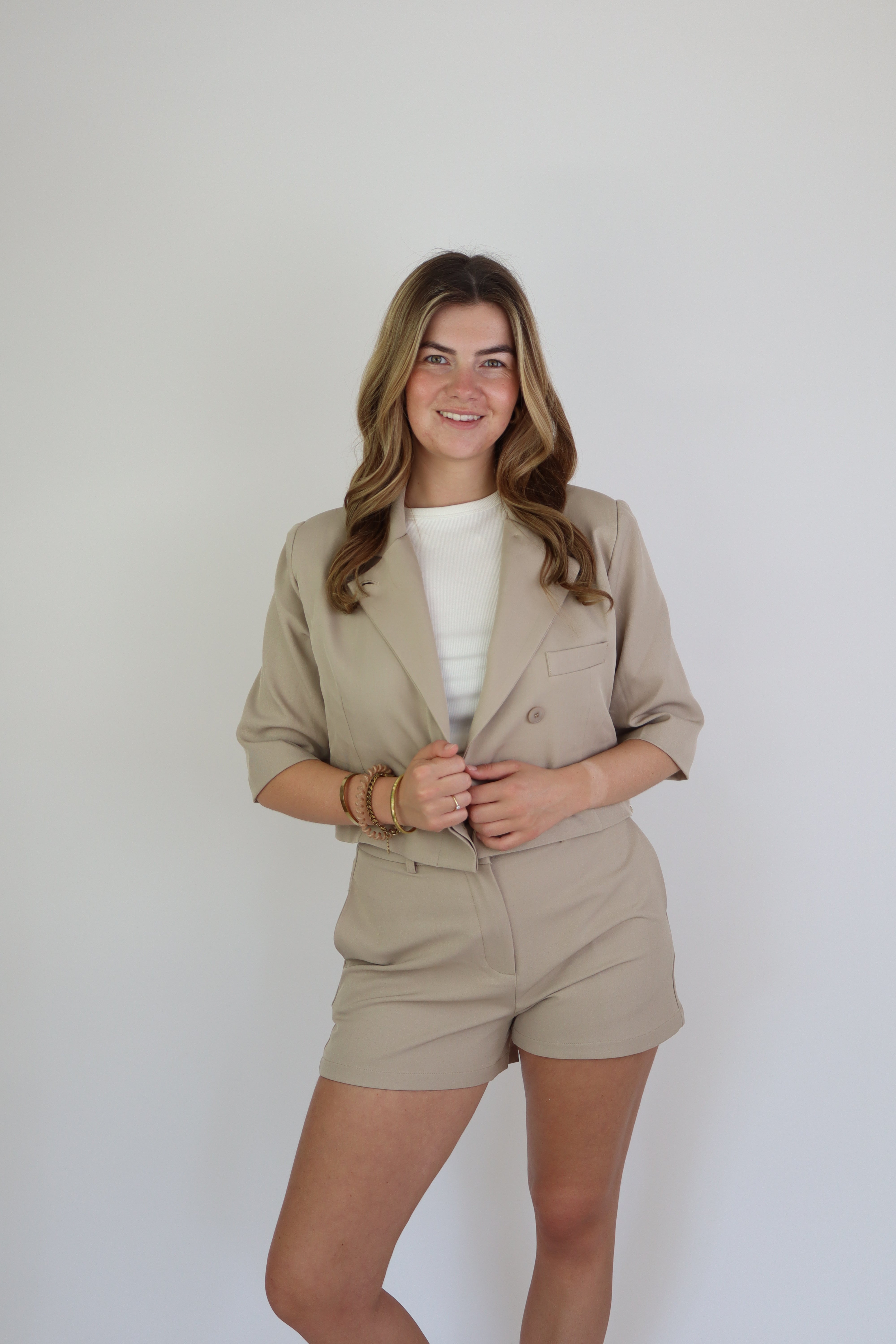 Alaia Blazer Beige