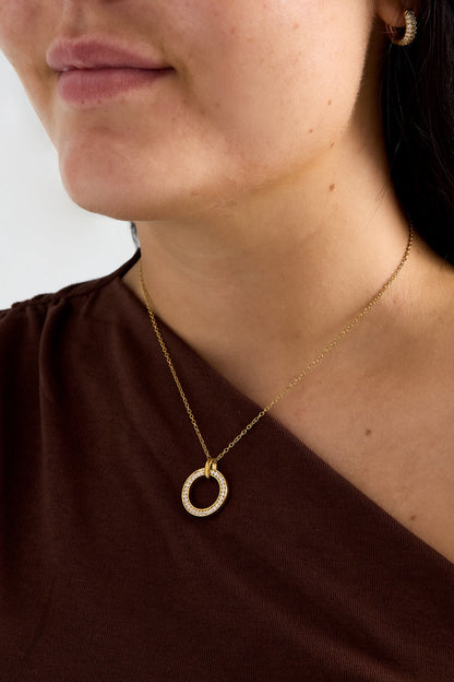 Circle Ketting Goud