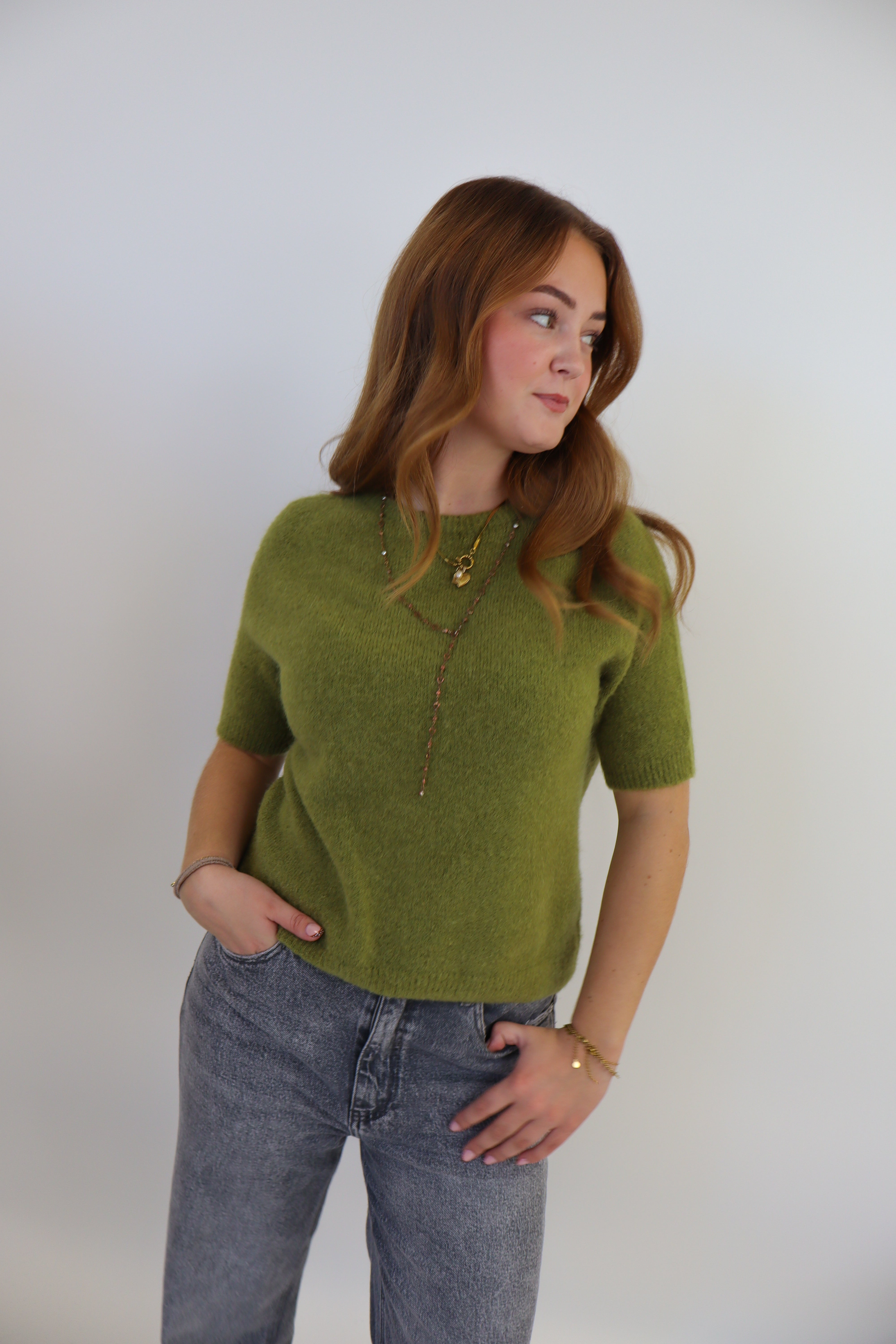 Jada Cozy Top  Olive