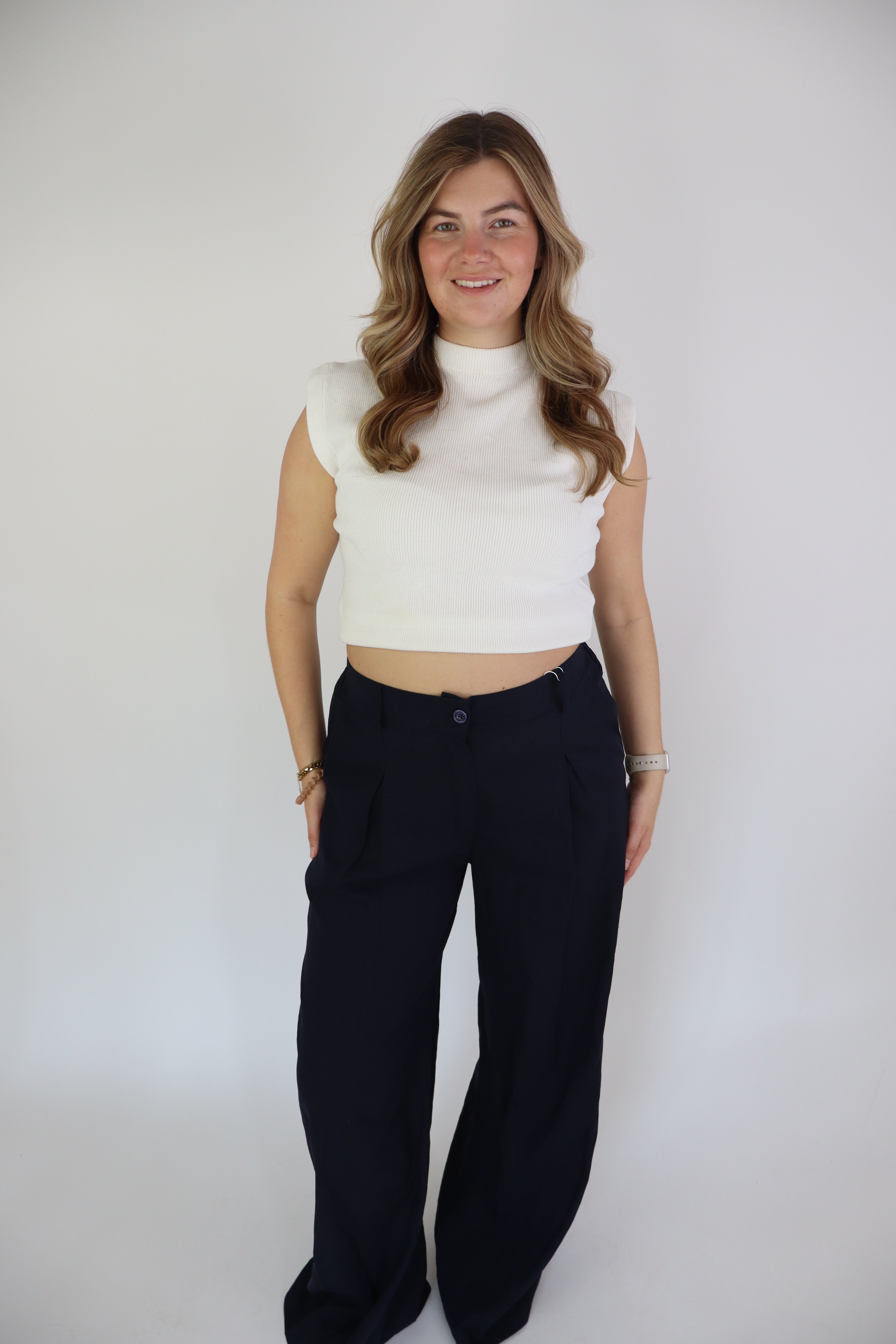 Ambika Linnen Pants Navy