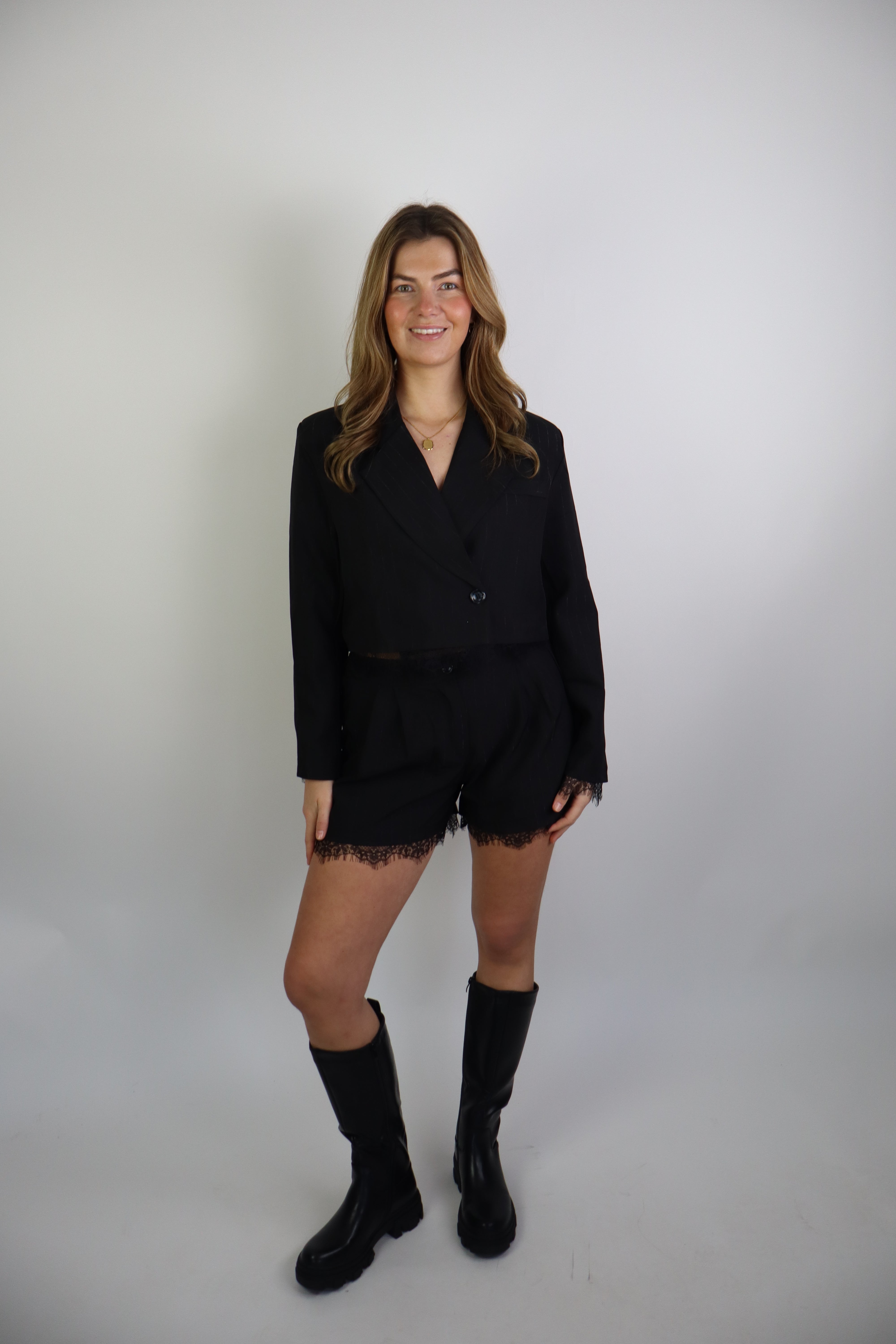 Kyenna Two Piece Set Black