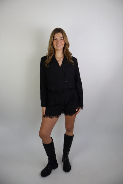 Kyenna Two Piece Set Black