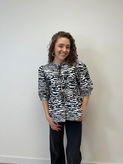 Jayda Blouse Zebra
