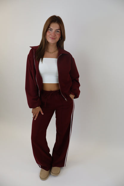 Laure Jacket Bordeaux