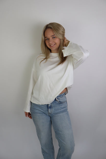Ambika Basic Long Sleeve White