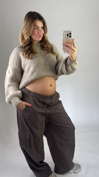 Marit Cargo Pants Brown