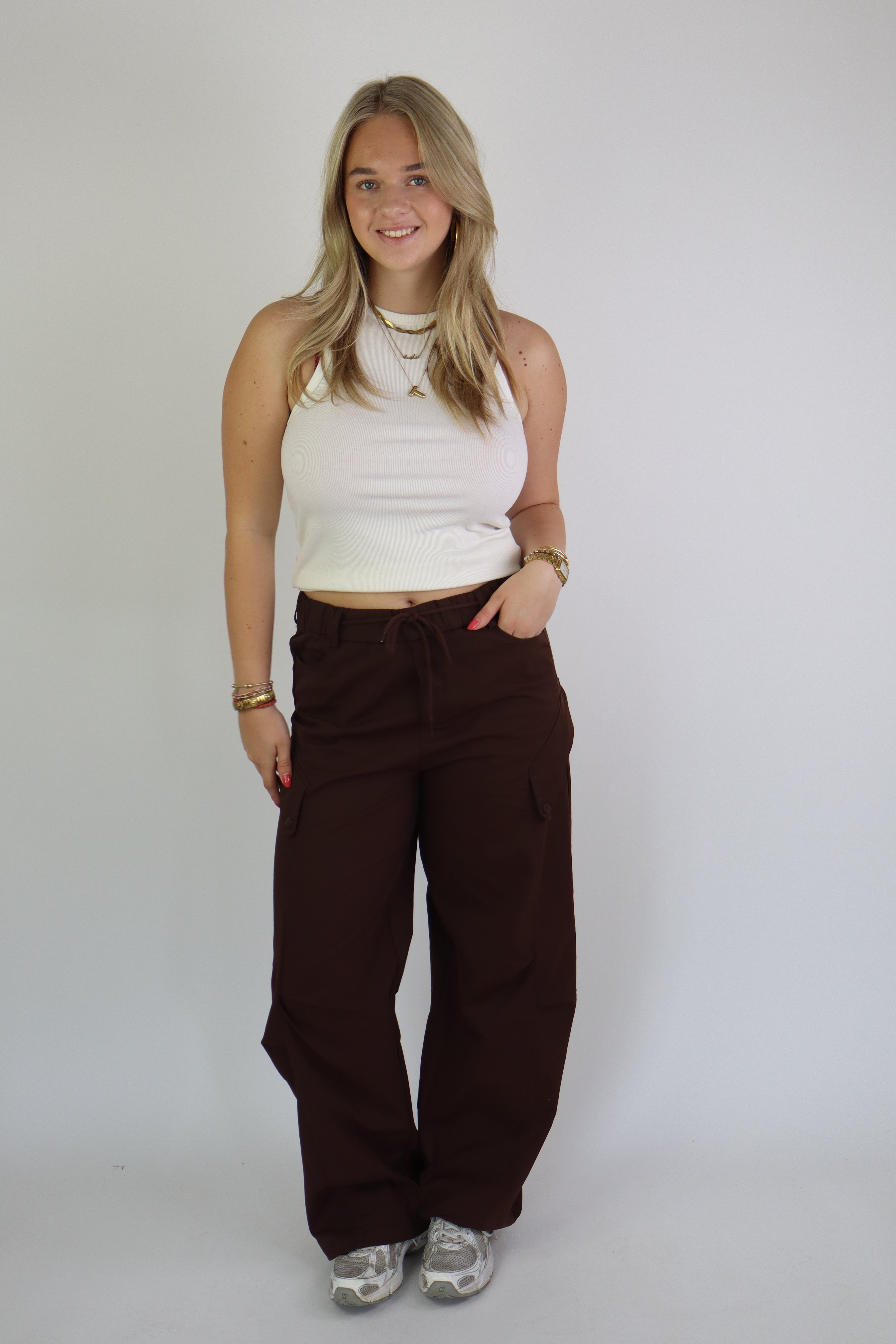 Sterre Cargo Pants Brown
