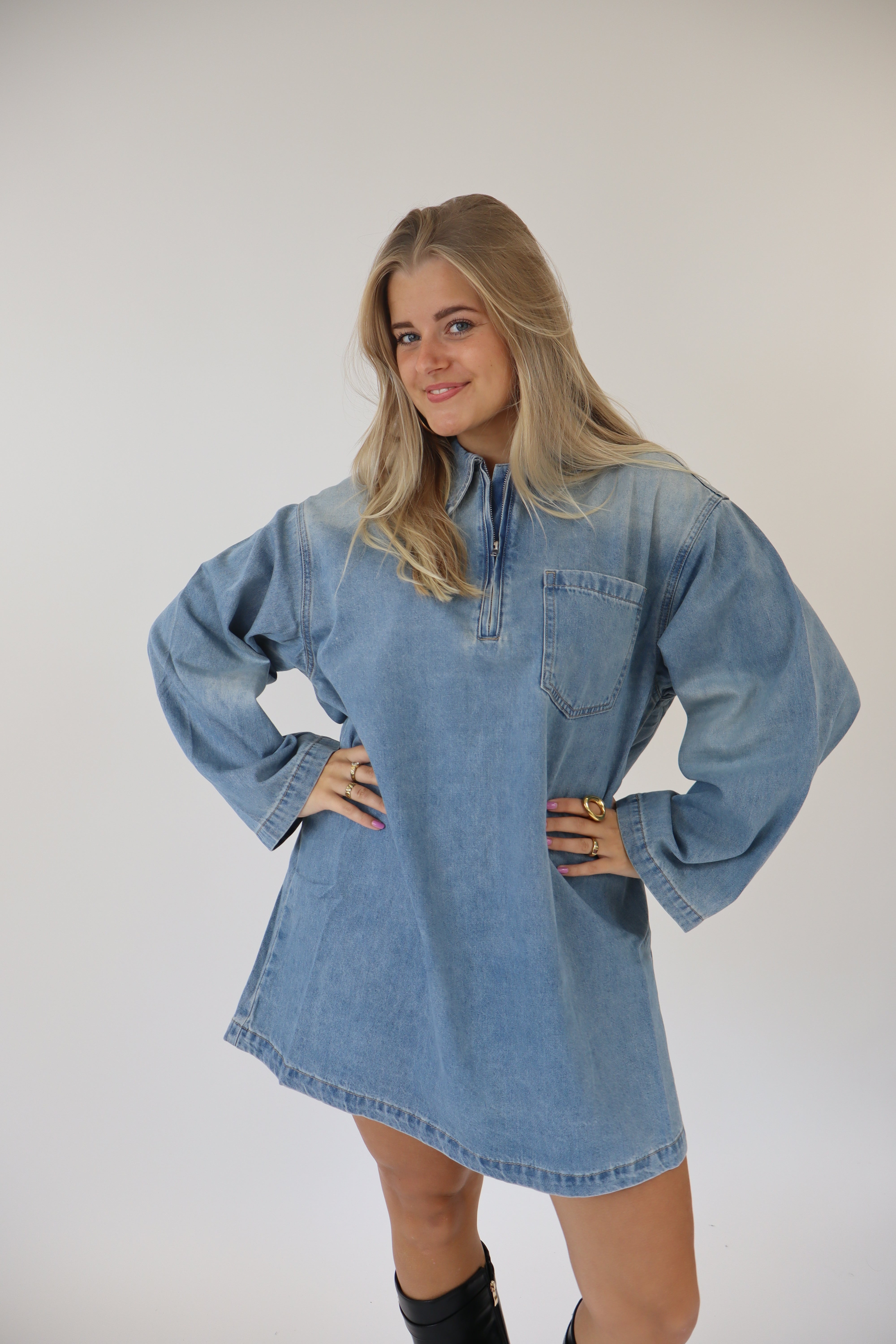 Gabrielle Denim Dress