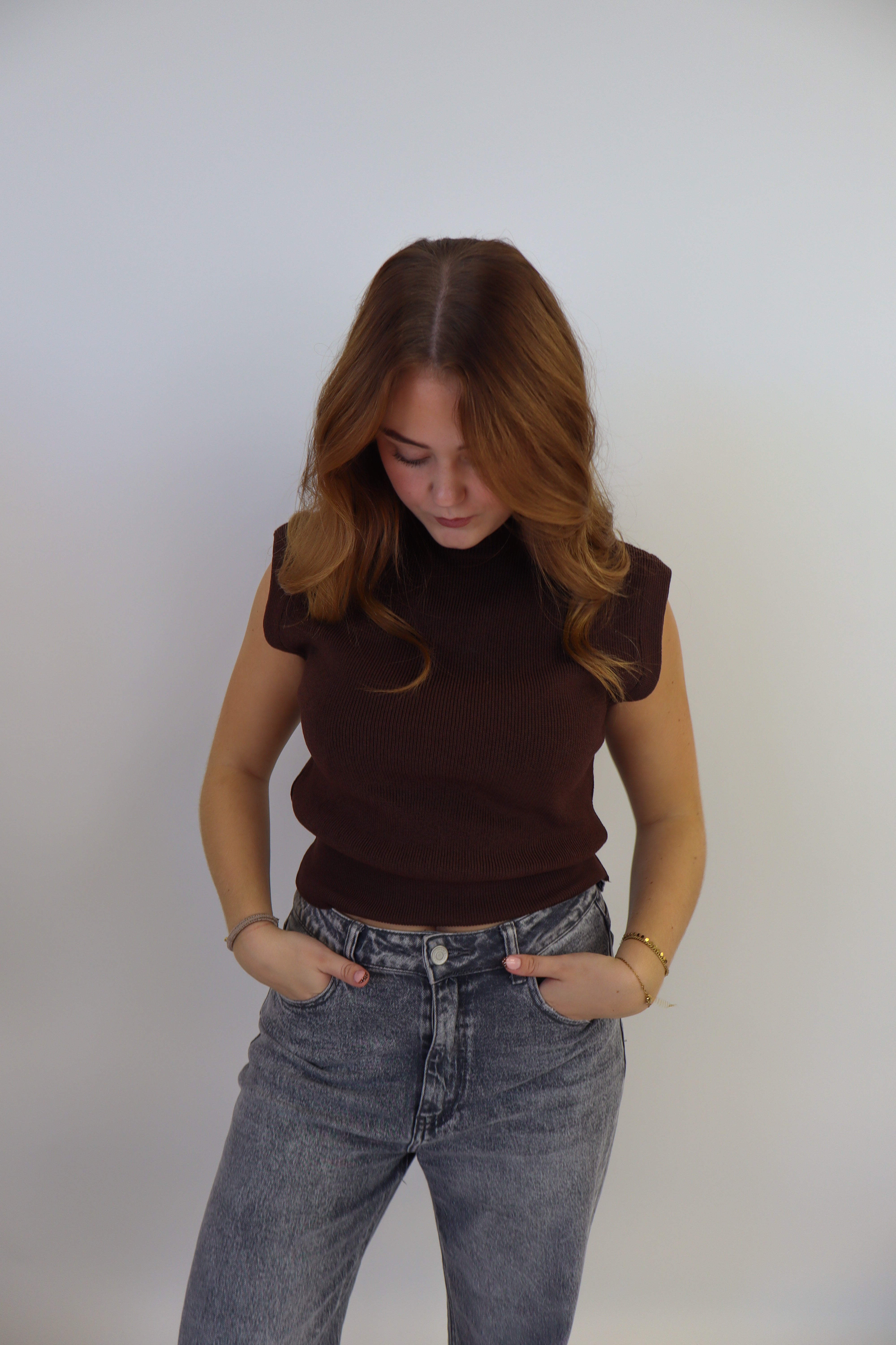 Basic Top Meavy Brown