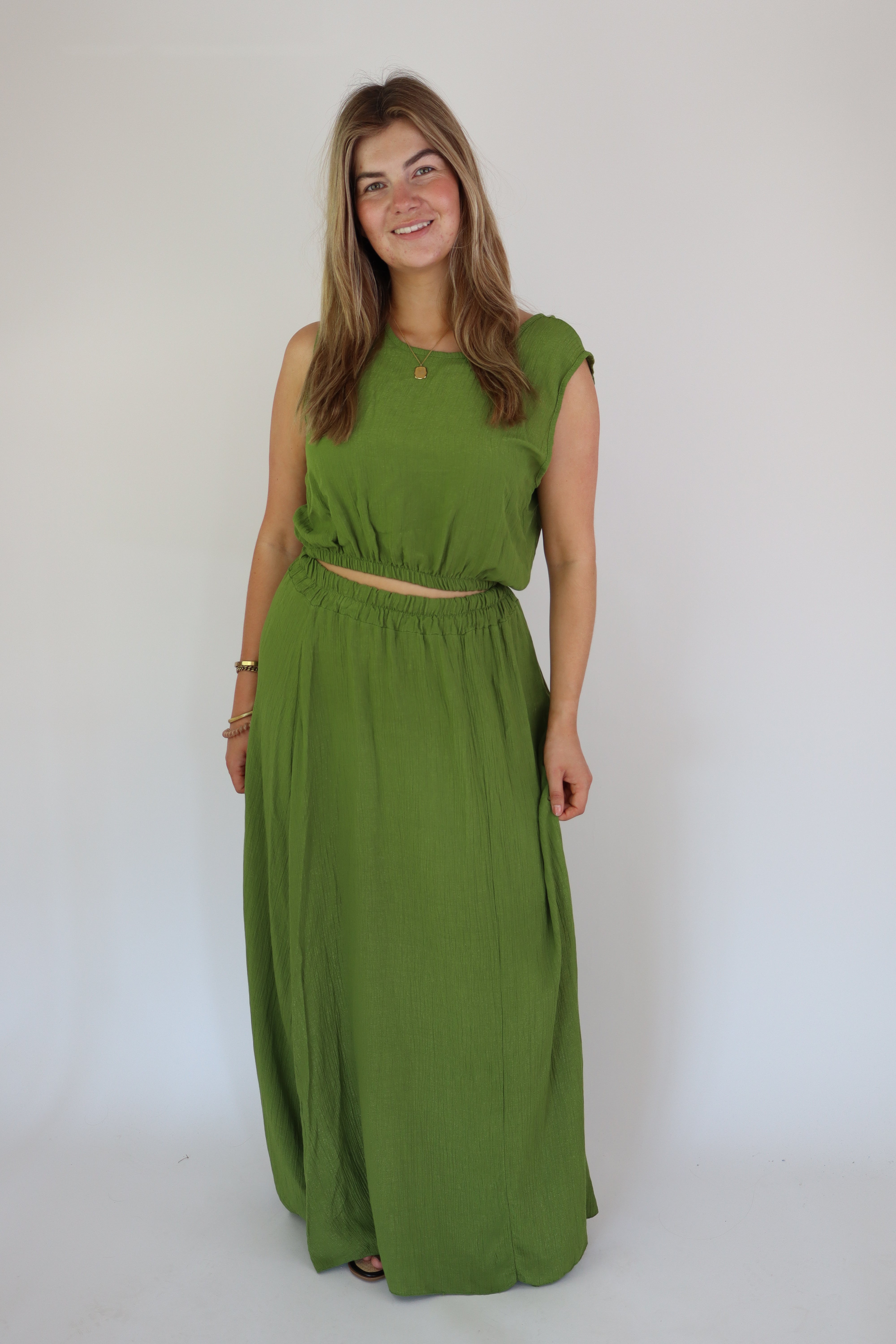 Summer Two Piece Set Green