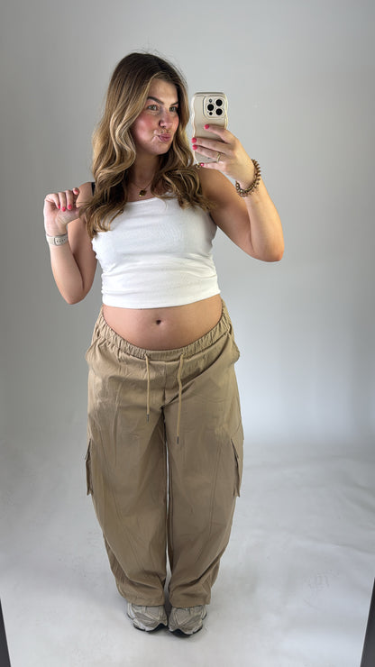 Marit Cargo Pants Taupe